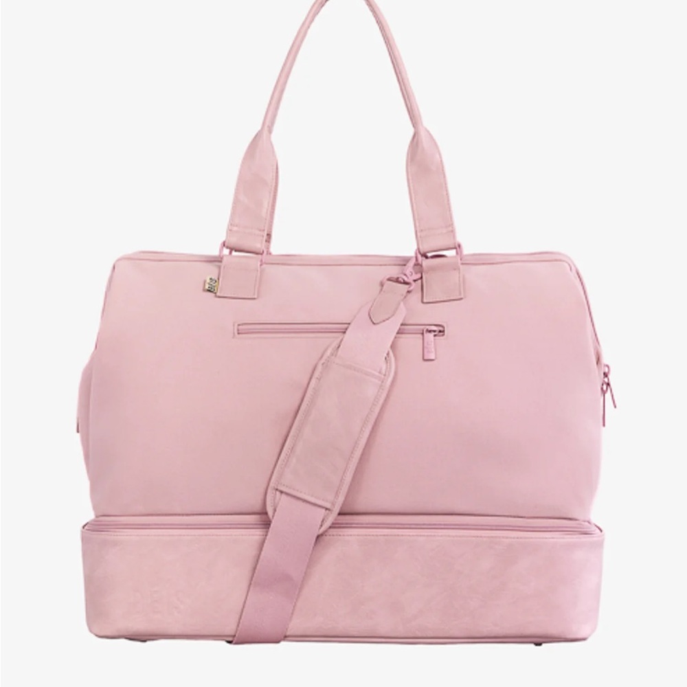 Beis Weekender bag in Atlas Pink
